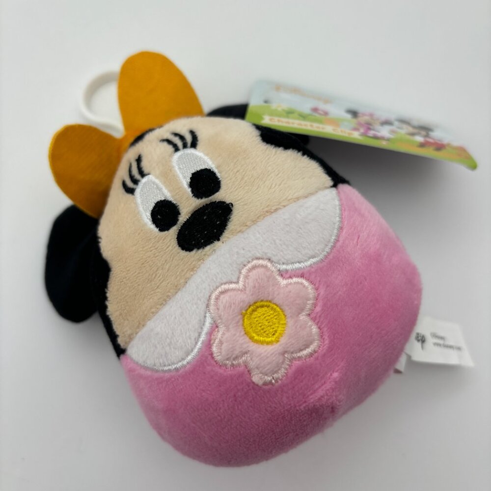 Disney MINNIE MOUSE 4" Spring Easter Plush Character Clip NEW